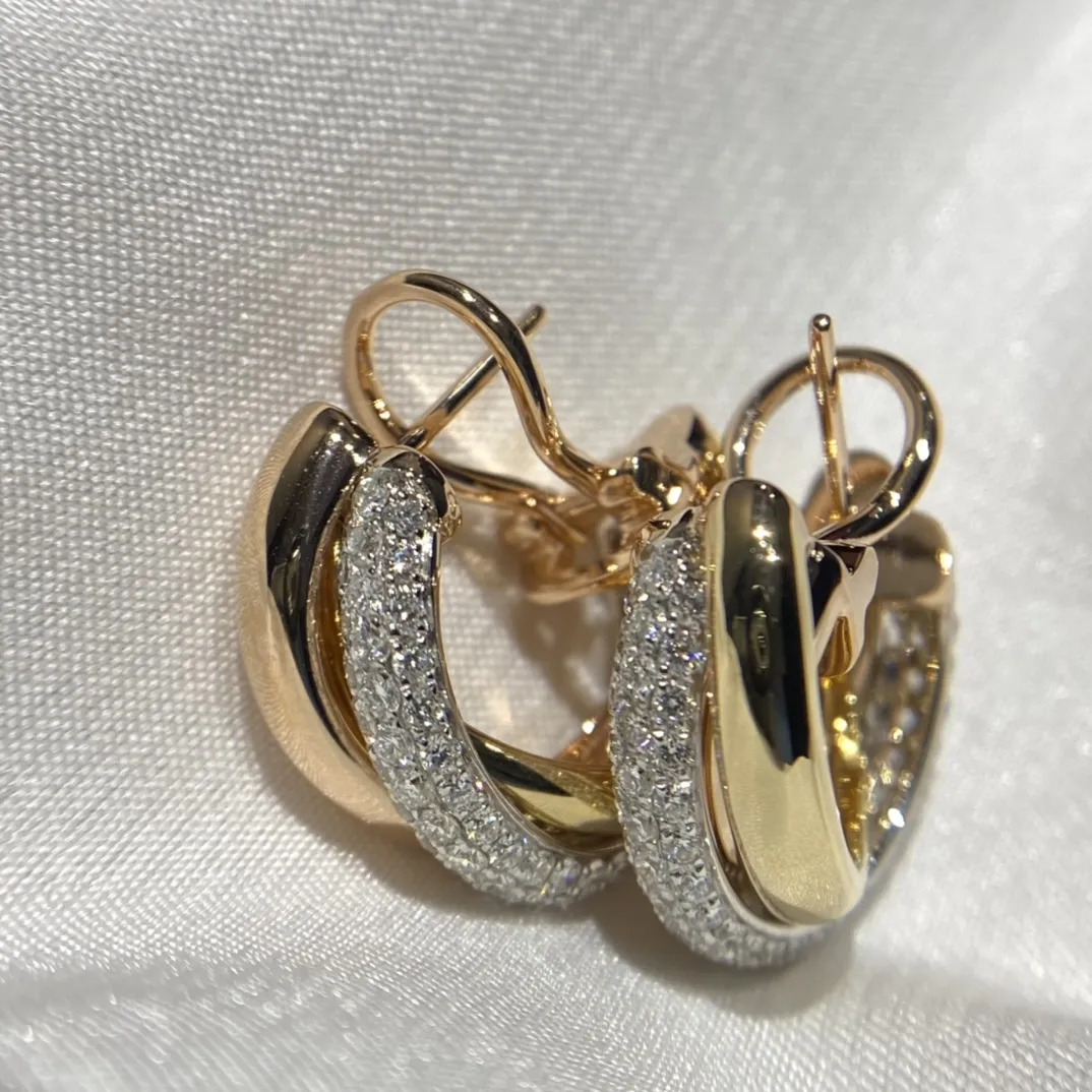 CARTIER Серьги Trinity из розового золота и бриллиантов CARTIER Серьги Trinity из розового золота и бриллиантов