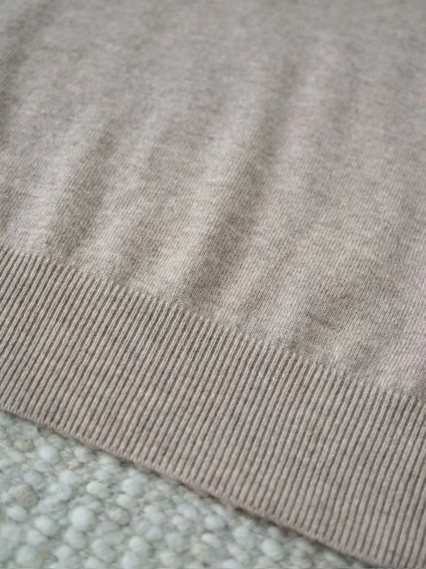 LORO PIANA Мужской свитер из кашемира классический с круглым вырезом