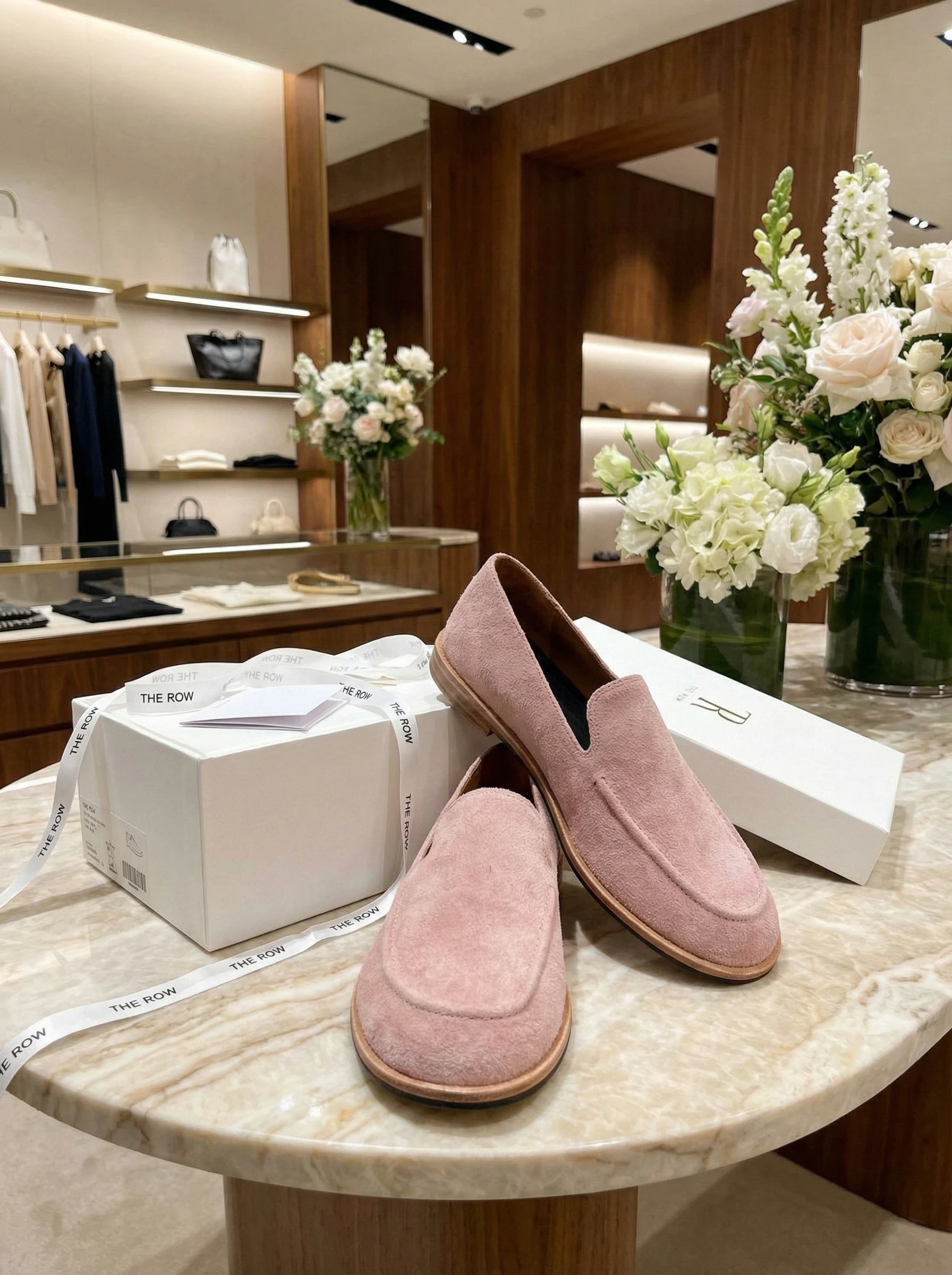 THE ROW Замшевые лоферы THE ROW Замшевые лоферы