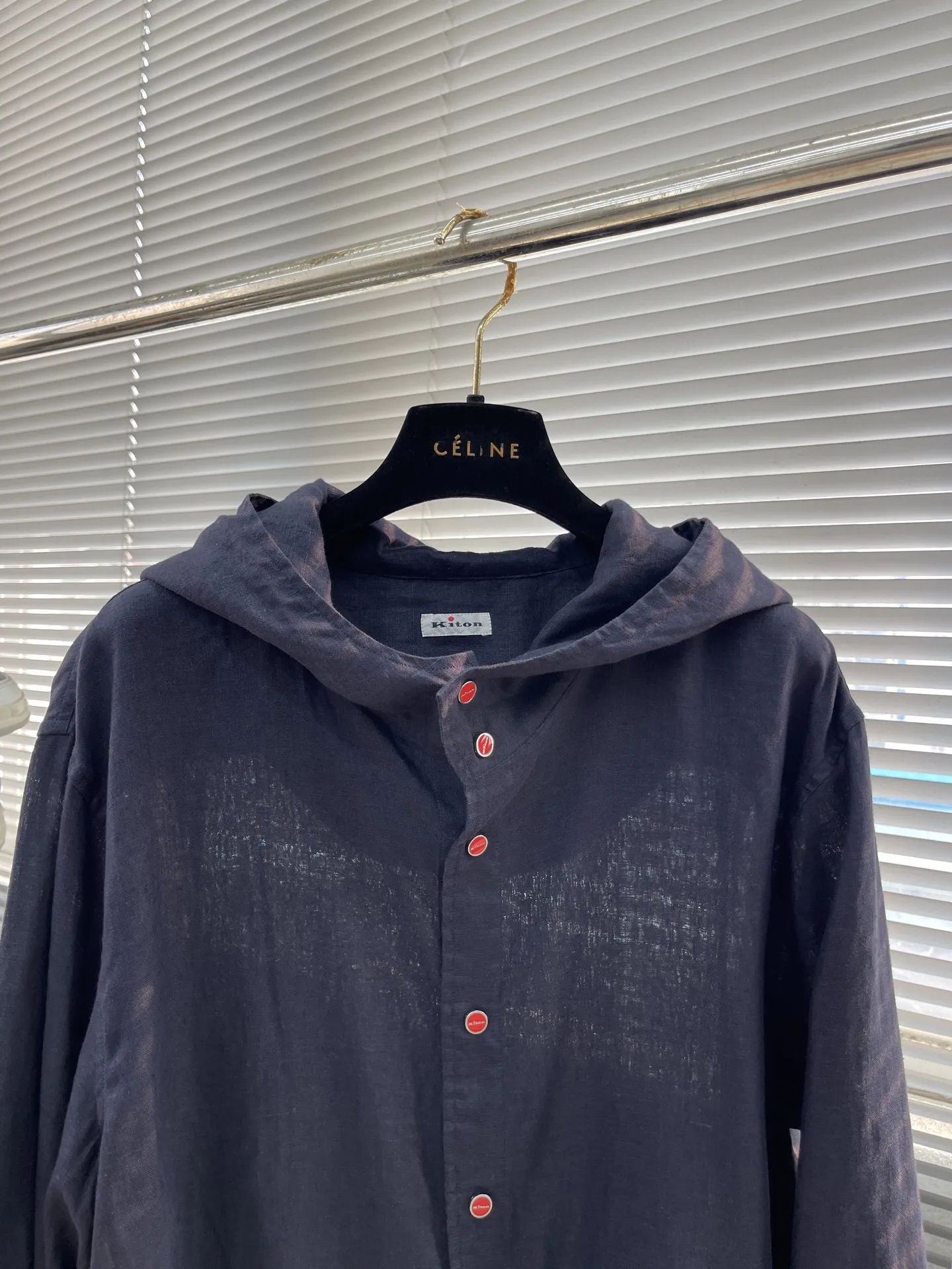 KITON Мужская толстовка из льна