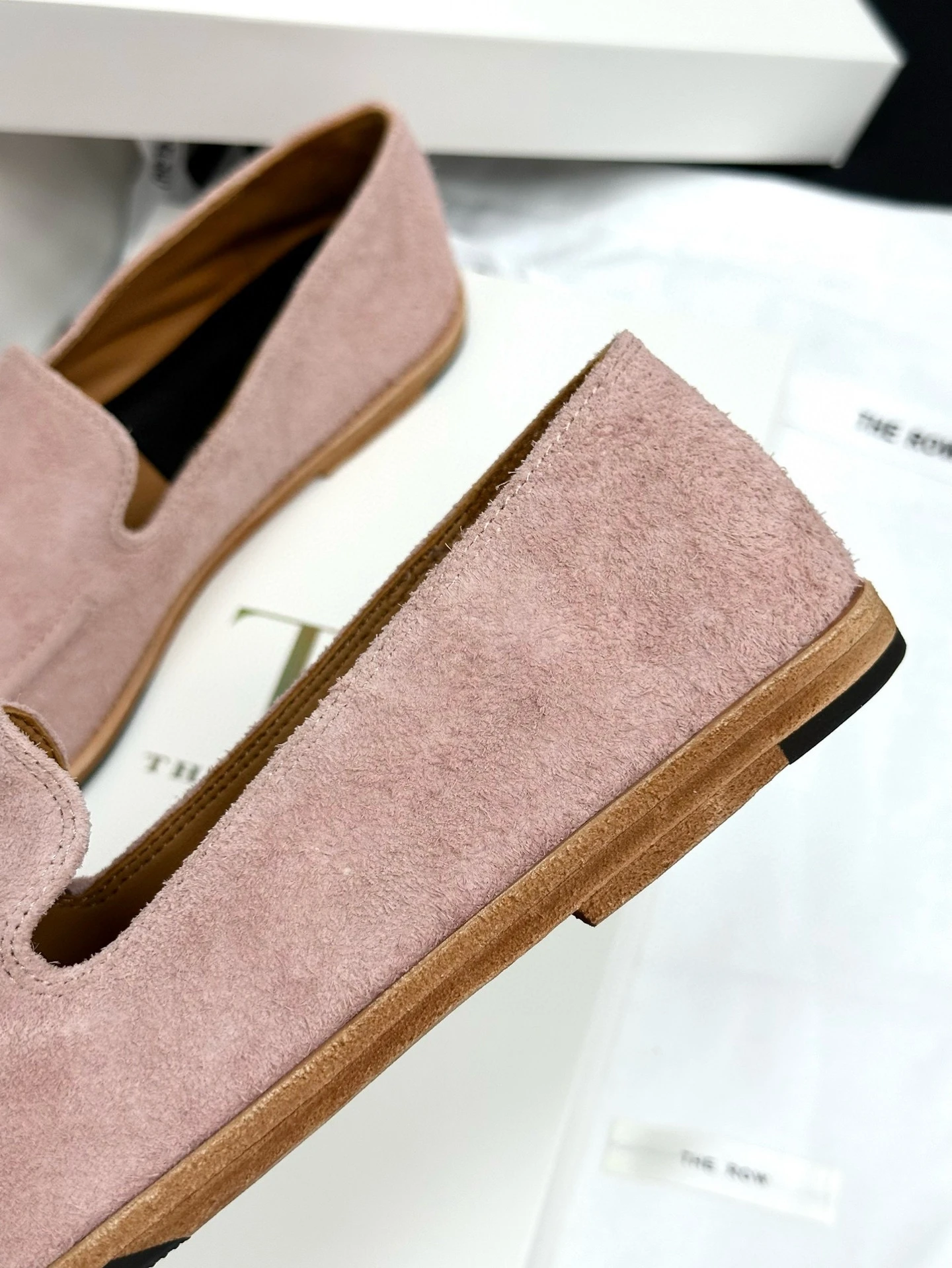 THE ROW Замшевые лоферы THE ROW Замшевые лоферы