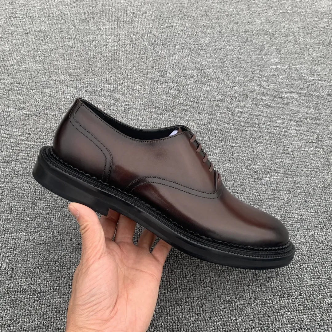 SALVATORE FERRAGAMO Мужские туфли-оксфорды из воловьей кожи SALVATORE FERRAGAMO Мужские туфли-оксфорды из воловьей кожи