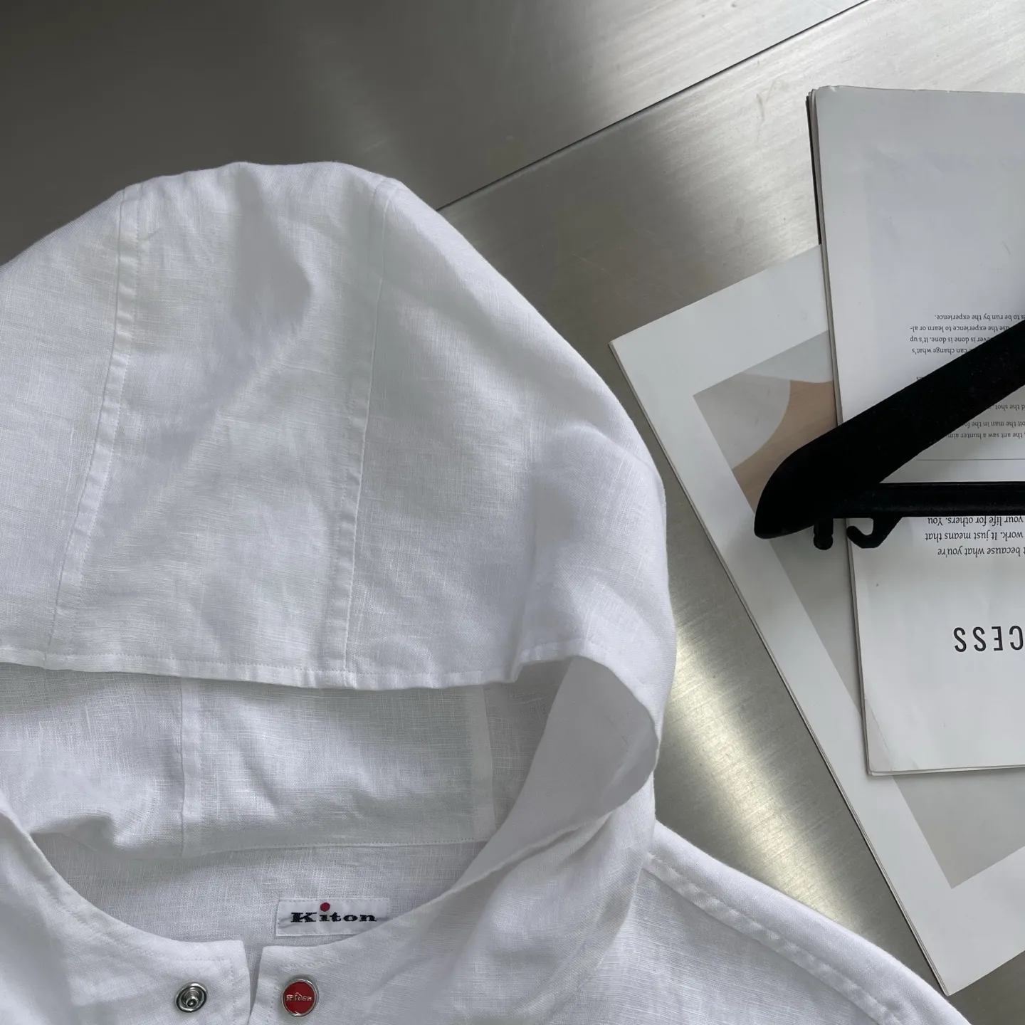 KITON Мужская толстовка из льна