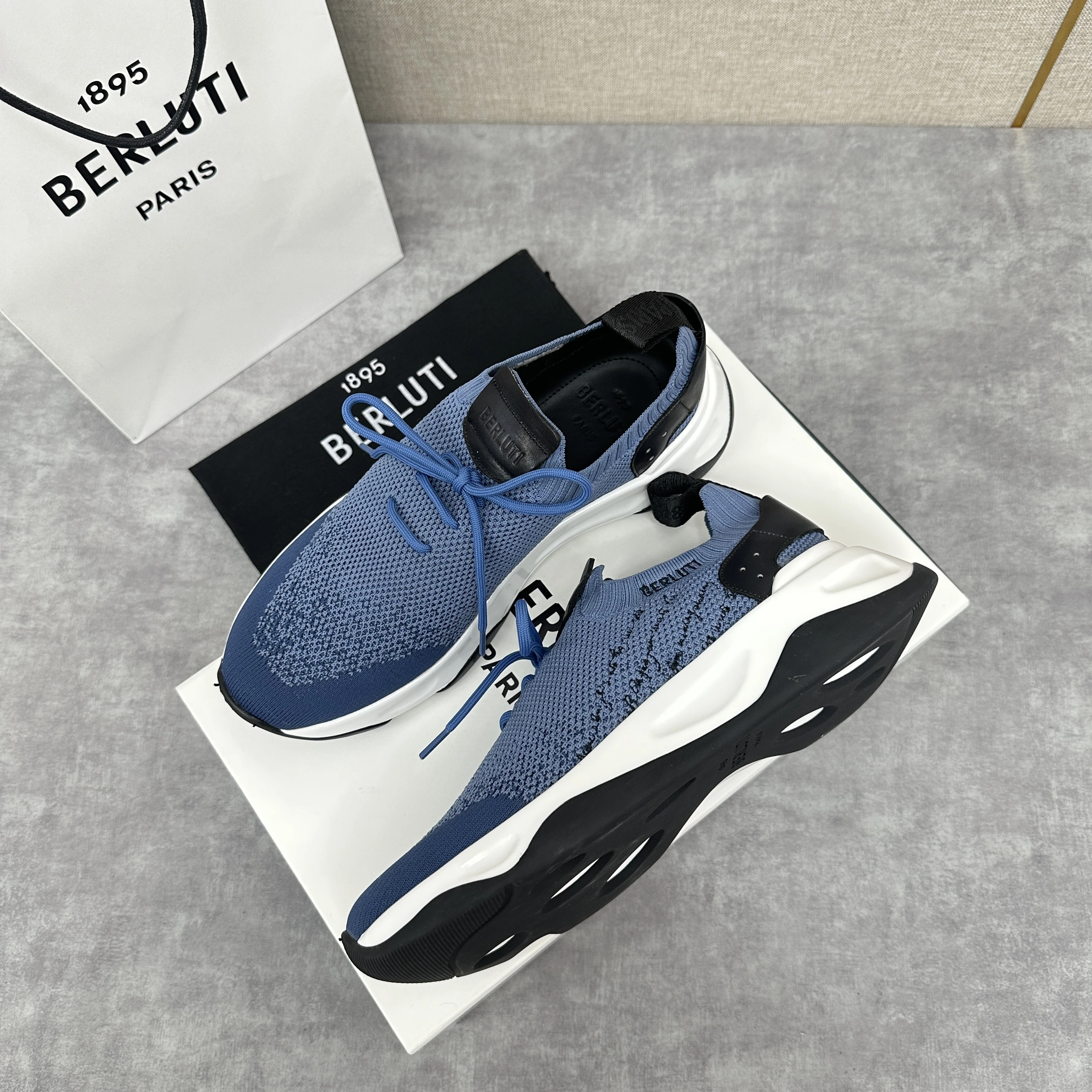 BERLUTI Мужские кроссовки Shadow