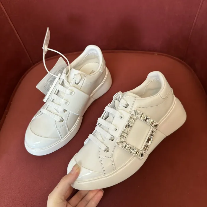 ROGER VIVIER Женские кроссовки телячья кожа