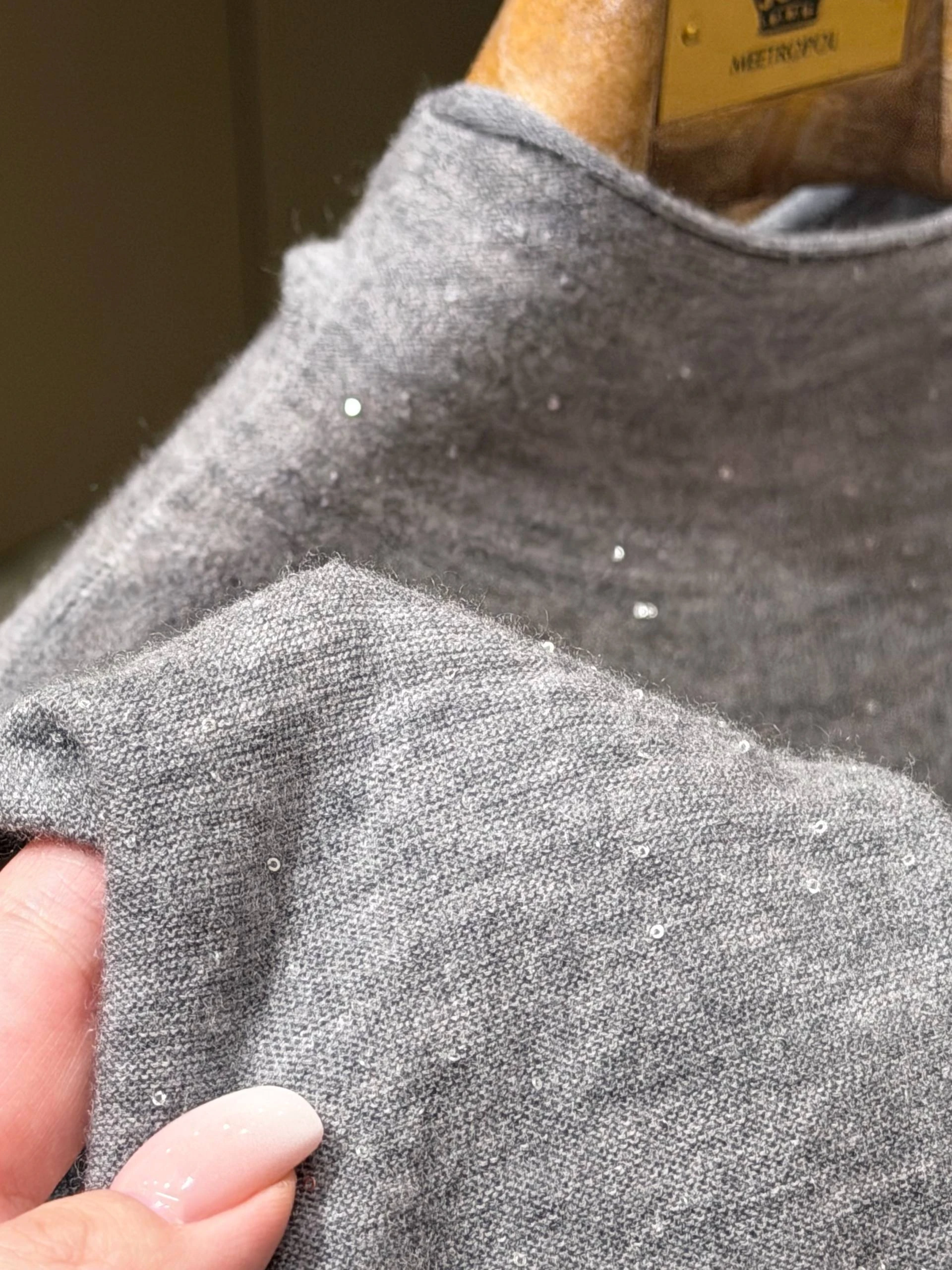 BRUNELLO CUCINELLI Женская водолазка с микро-пайетками