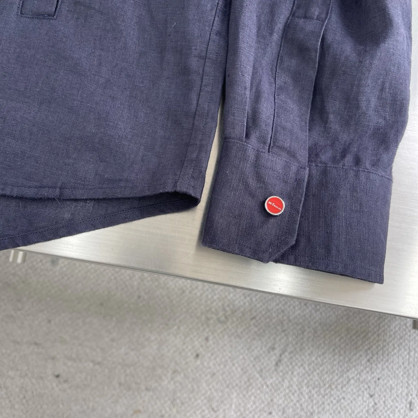 KITON Мужская толстовка из льна