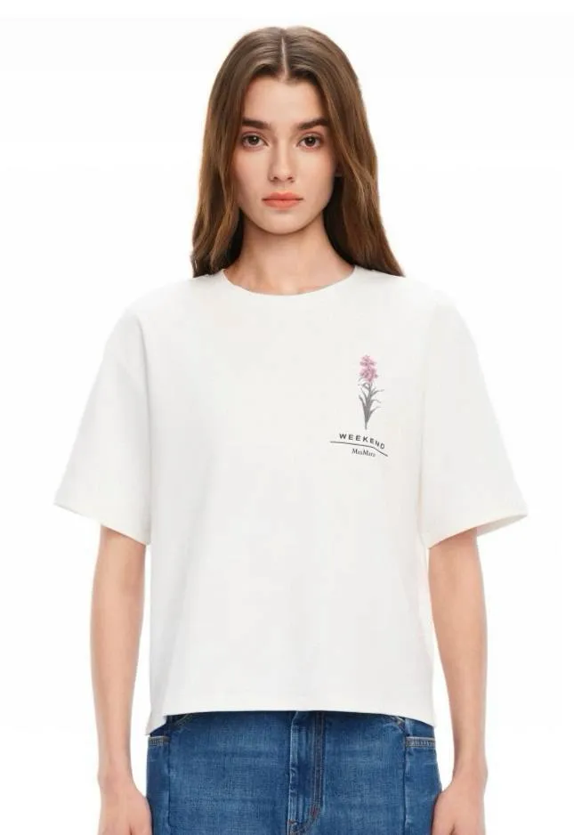 MAX MARA Женская футболка с принтом MAX MARA Женская футболка с принтом