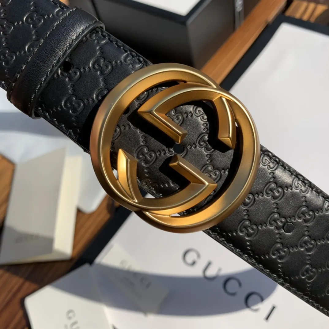 GUCCI Мужской кожаный ремень