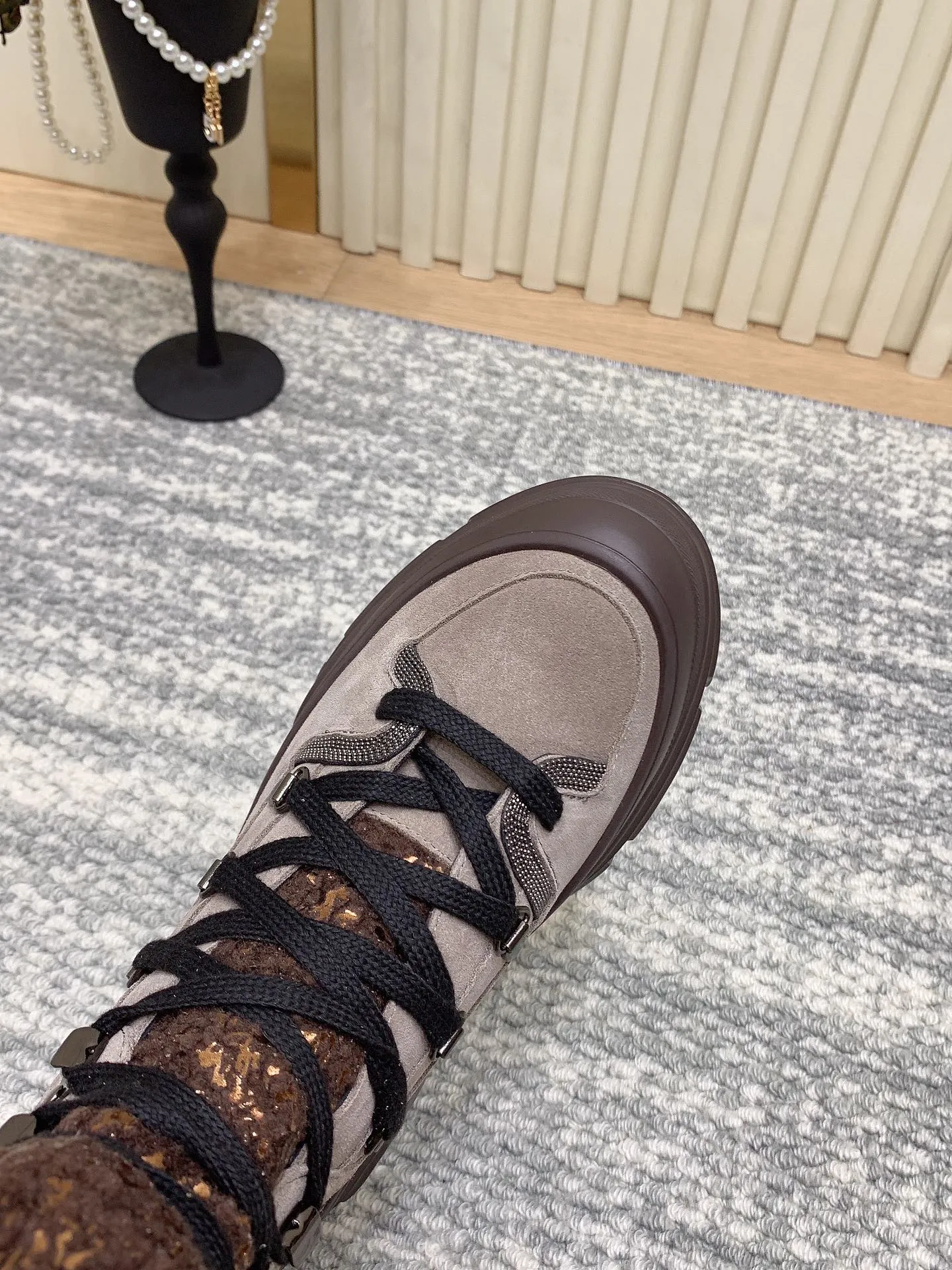 BRUNELLO CUCINELLI Женские замшевые ботинки для холодной погоды