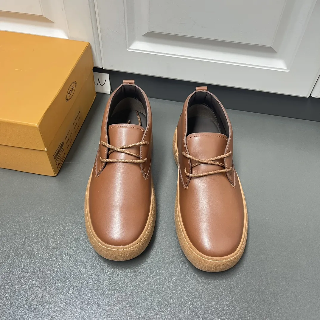 TOD'S Мужские ботинки дезерты из телячьей кожи TOD'S Мужские ботинки дезерты из телячьей кожи