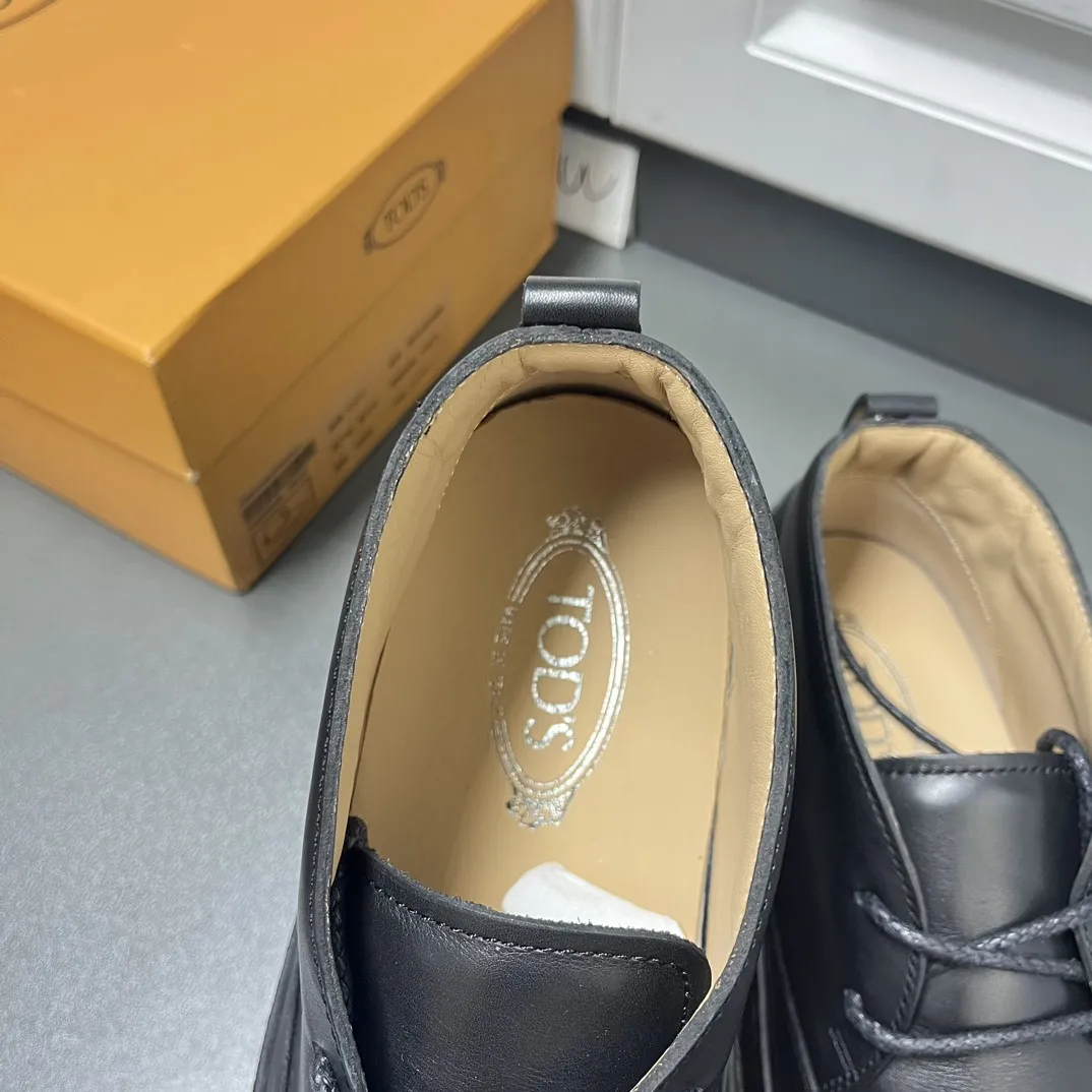 TOD'S Мужские ботинки дезерты из телячьей кожи