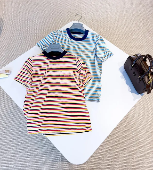 PRADA Женская футболка хлопок