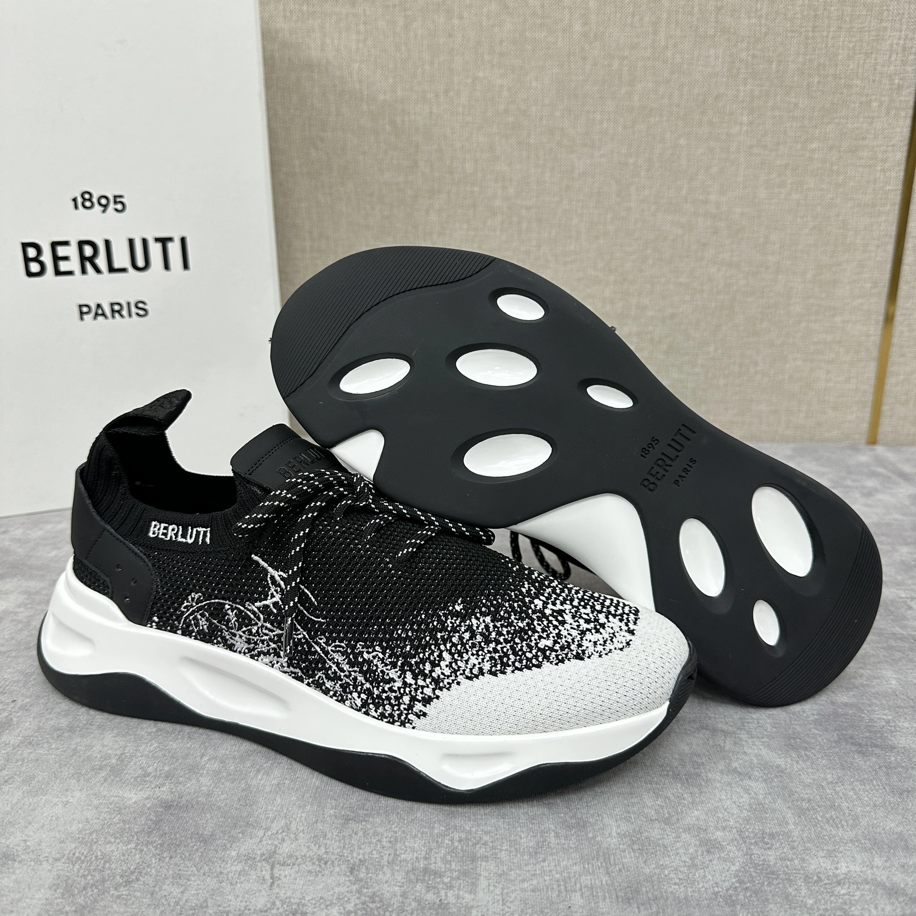 BERLUTI Мужские кроссовки Shadow