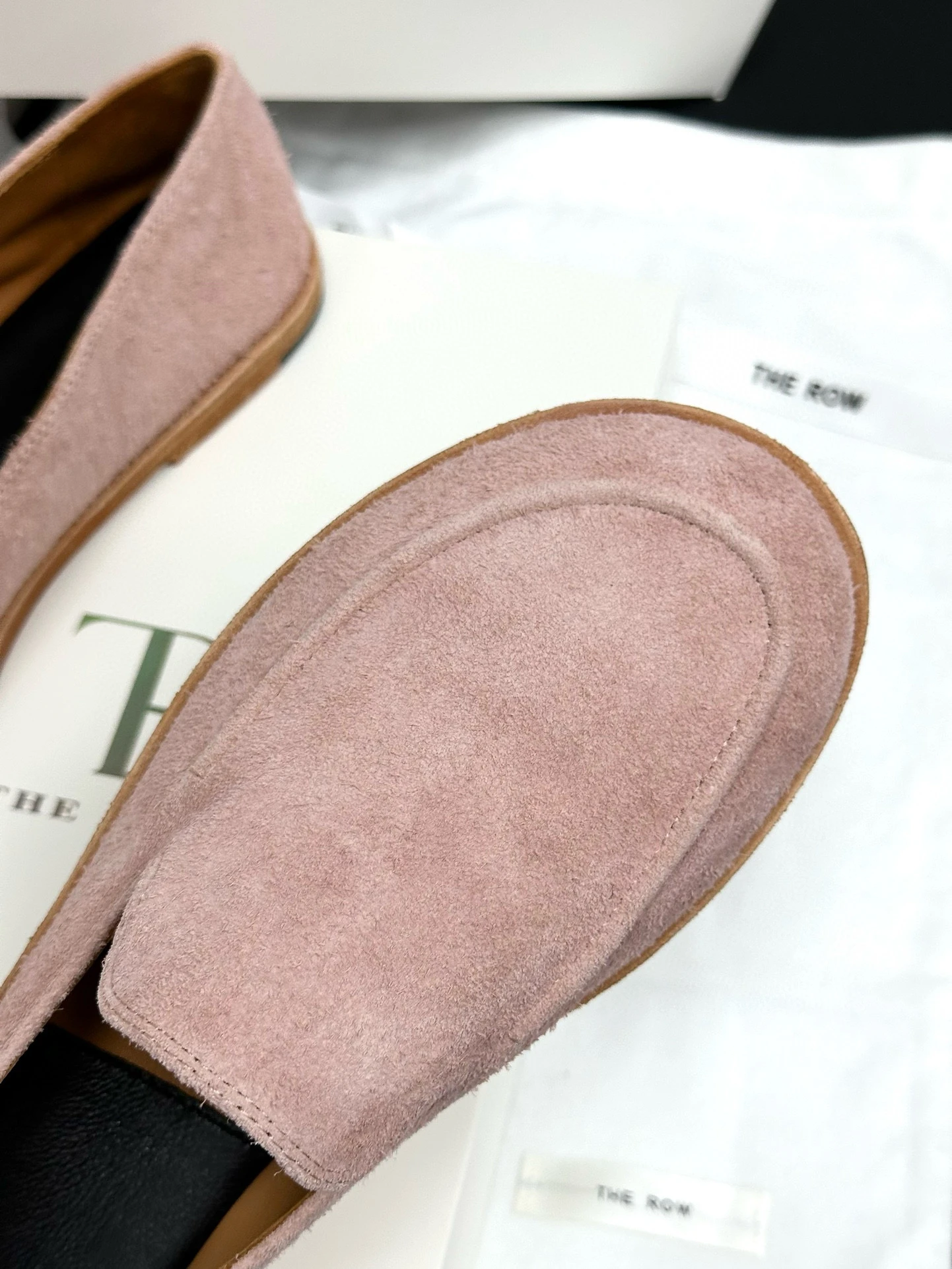 THE ROW Замшевые лоферы THE ROW Замшевые лоферы