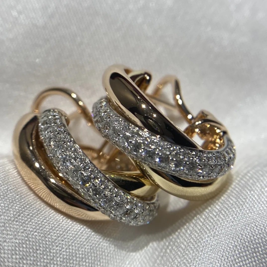 CARTIER Серьги Trinity из розового золота и бриллиантов CARTIER Серьги Trinity из розового золота и бриллиантов