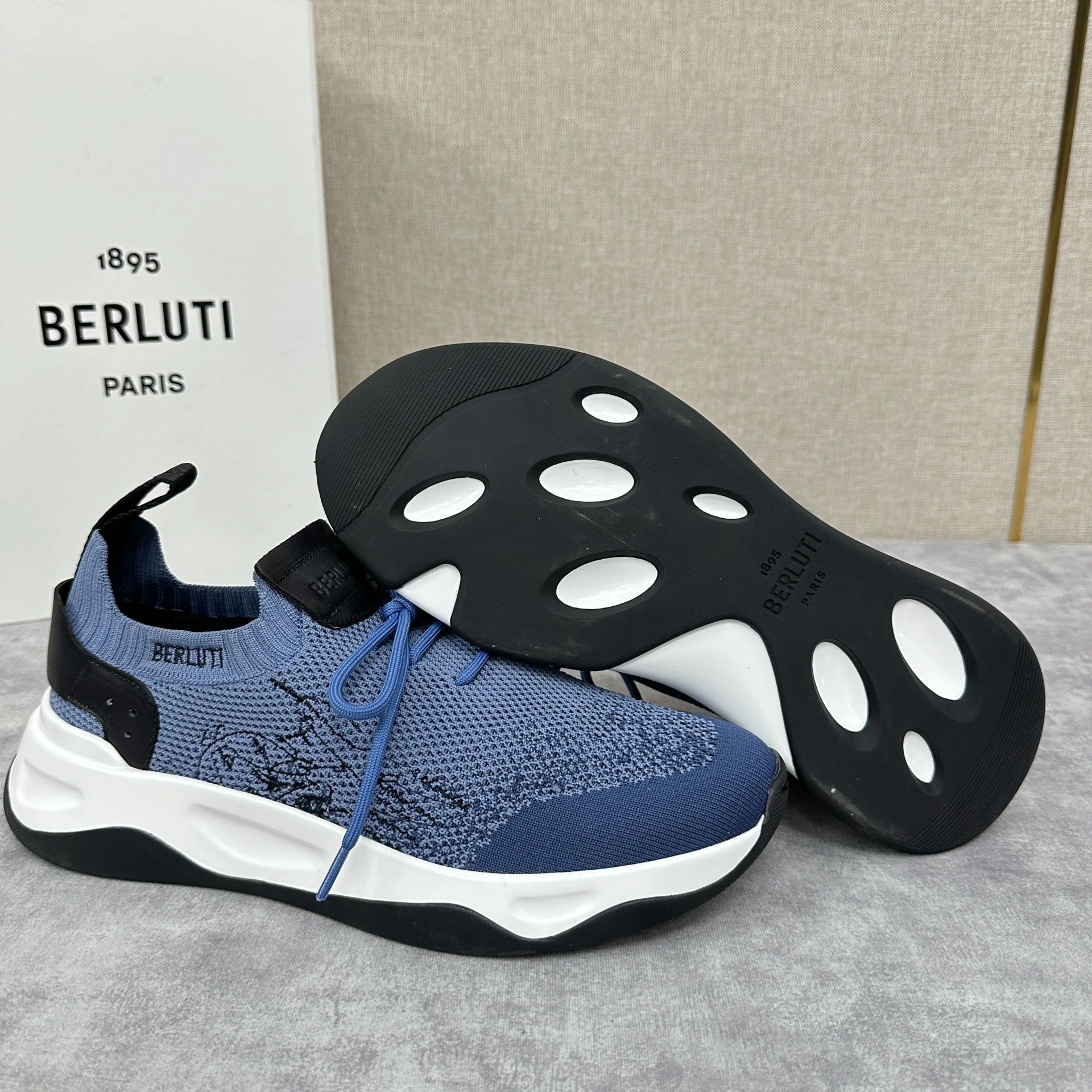 BERLUTI Мужские кроссовки Shadow