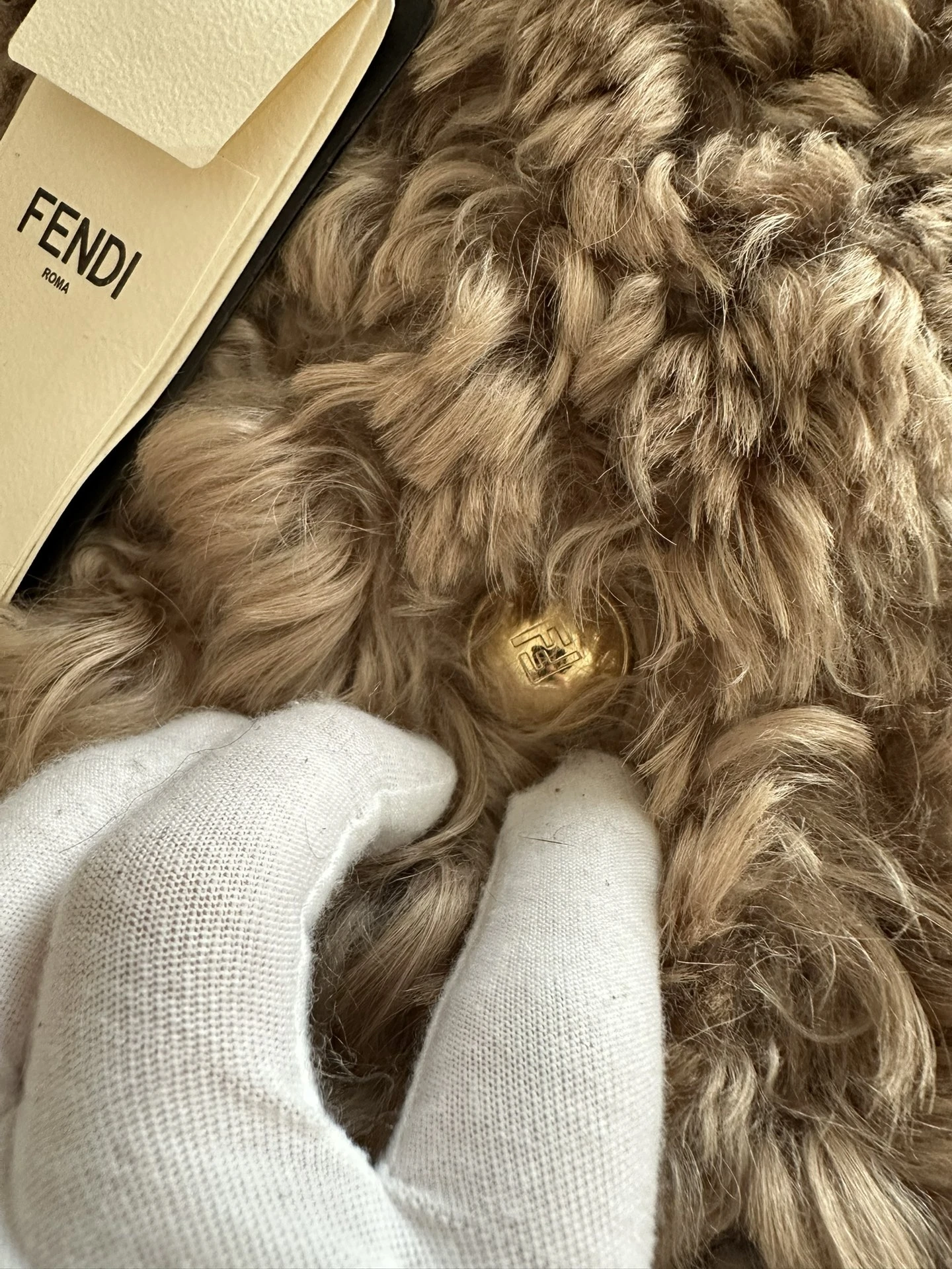 FENDI Женская дублёнка из овчины FENDI Женская дублёнка из овчины