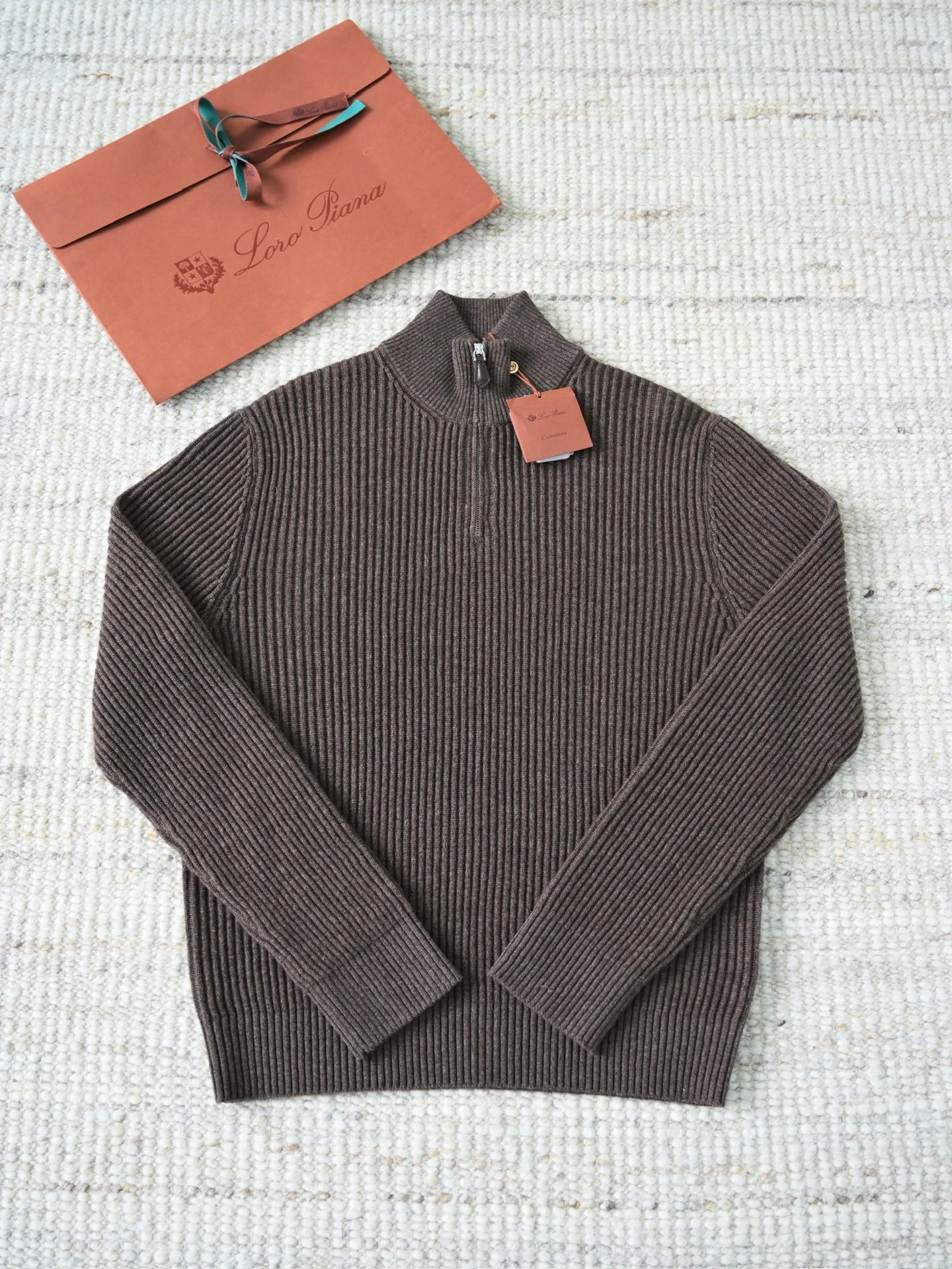 LORO PIANA Мужской пуловер из кашемира 