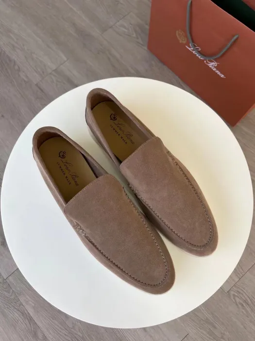  LORO PIANA Мужские лоферы Summer Walk из замши