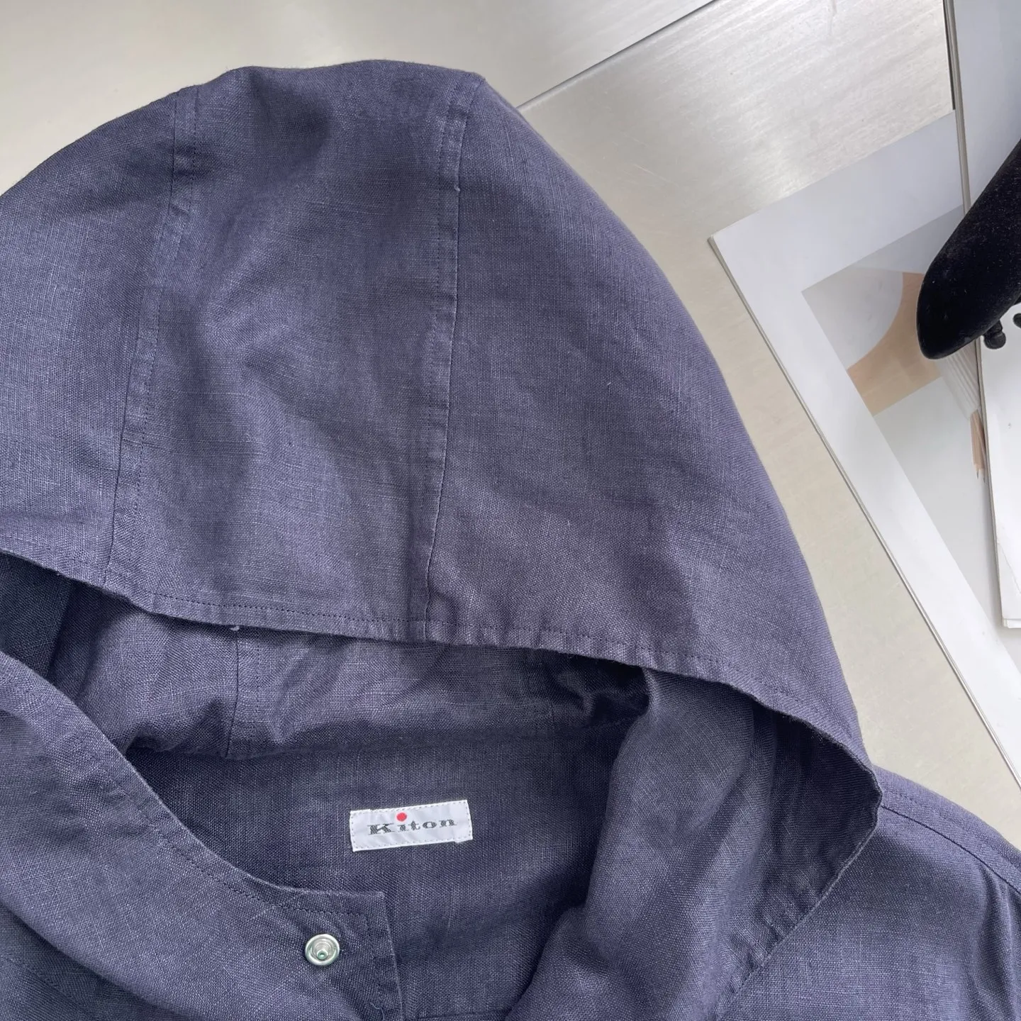 KITON Мужская толстовка из льна