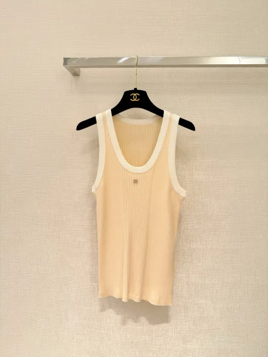 CHANEL Женская майка хлопок