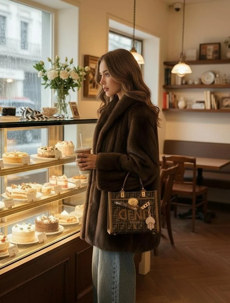 THE ROW Женская шуба из норки THE ROW Женская шуба из норки