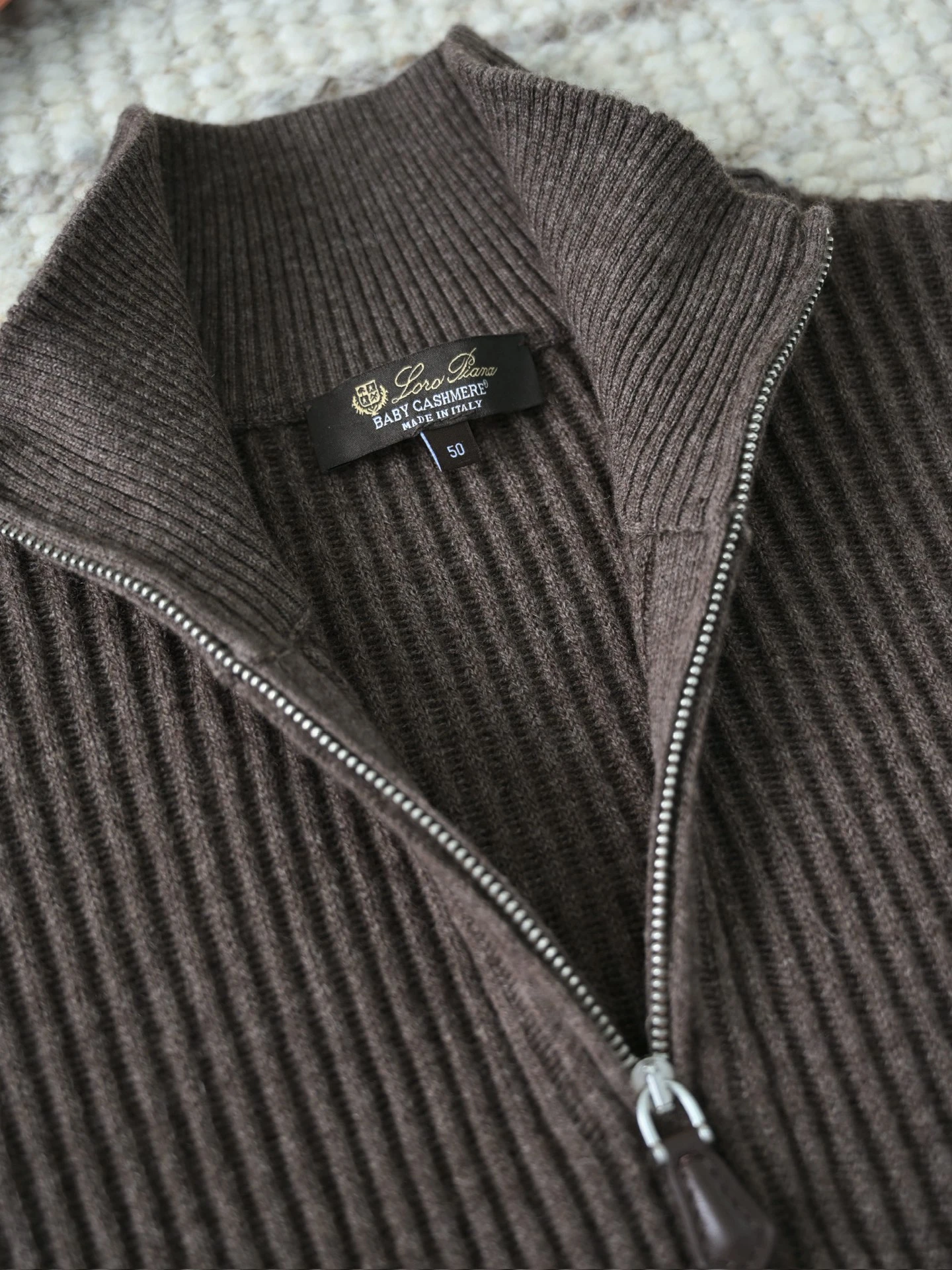 LORO PIANA Мужской пуловер из кашемира 