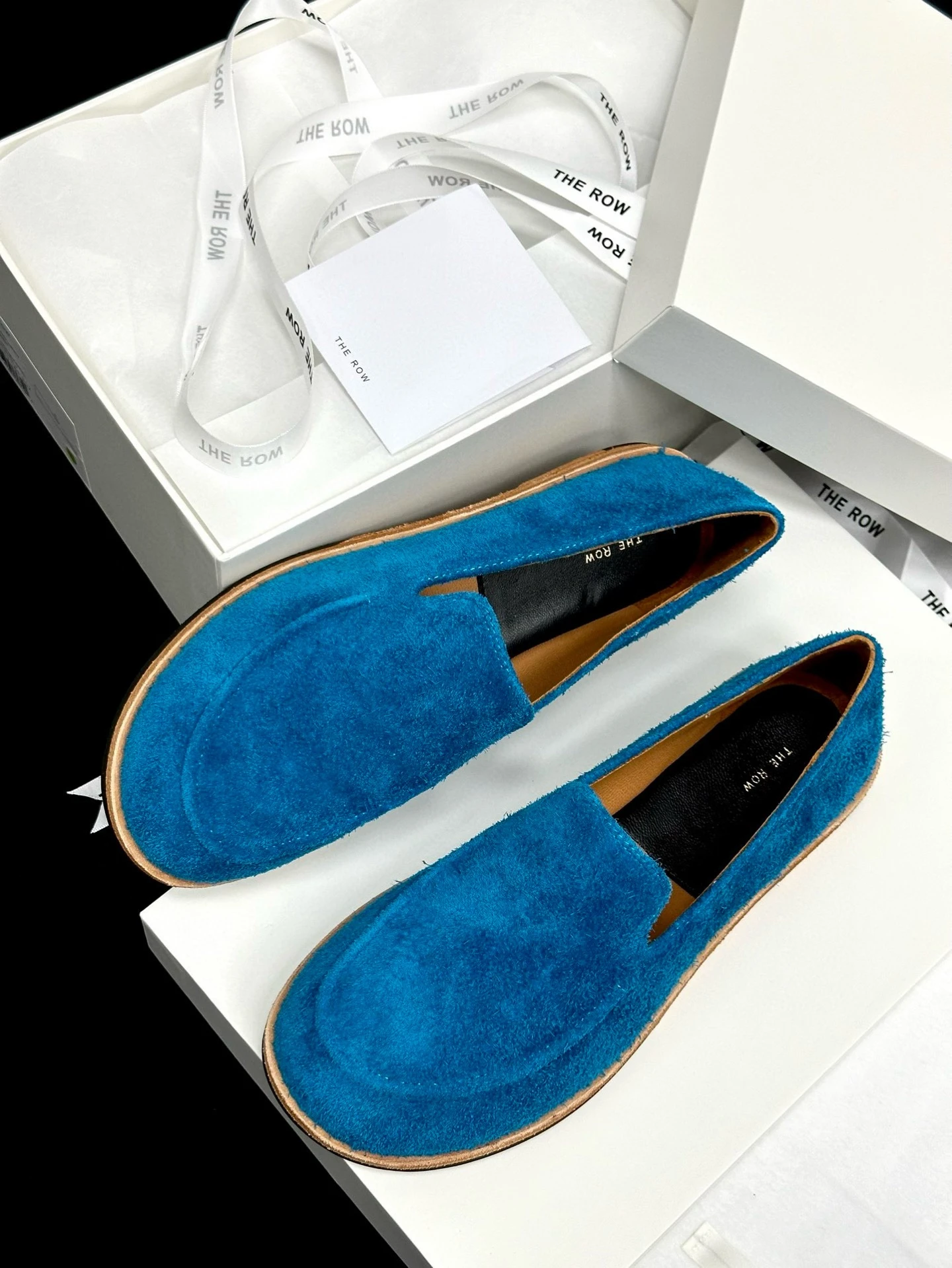 THE ROW Замшевые лоферы 