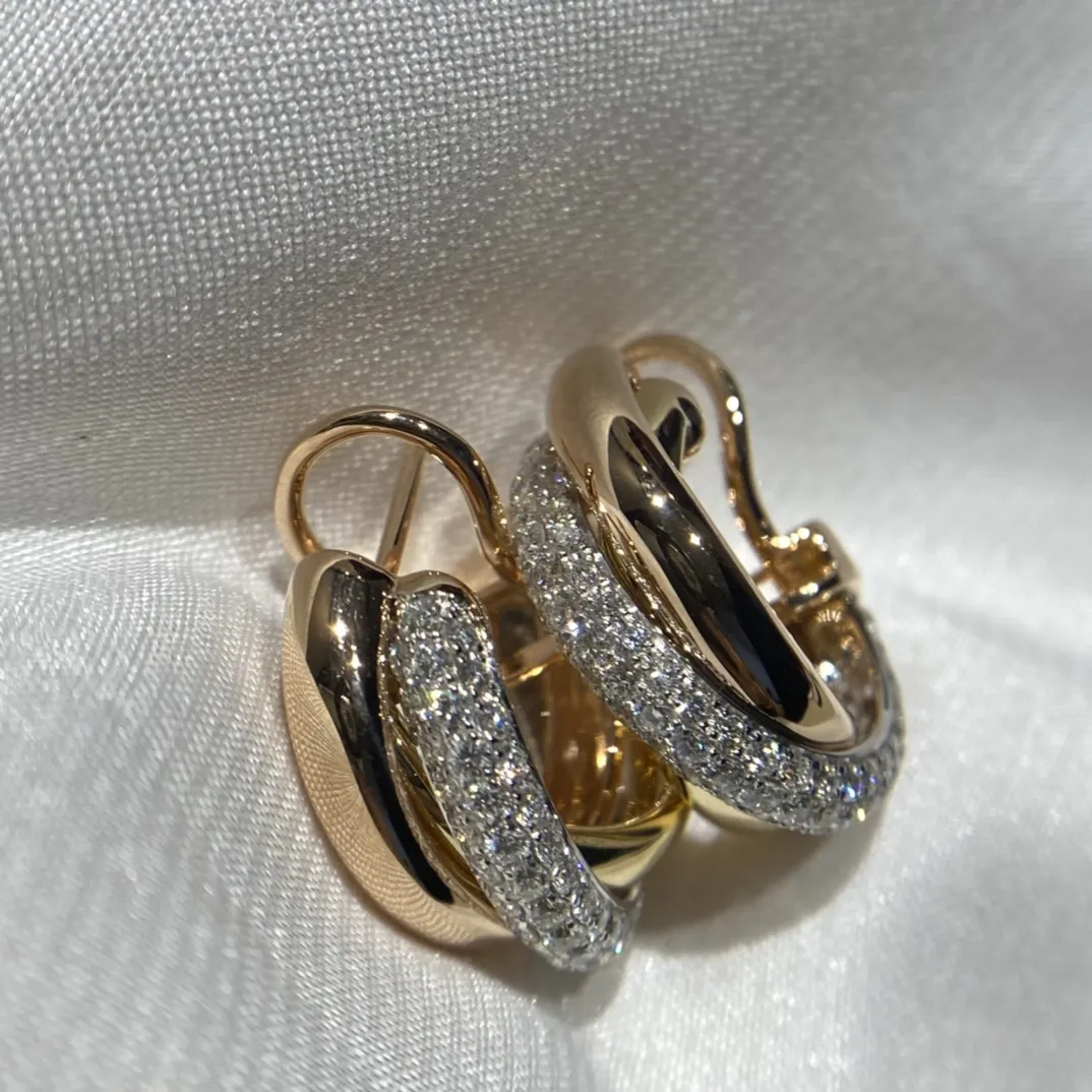 CARTIER Серьги Trinity из розового золота и бриллиантов CARTIER Серьги Trinity из розового золота и бриллиантов