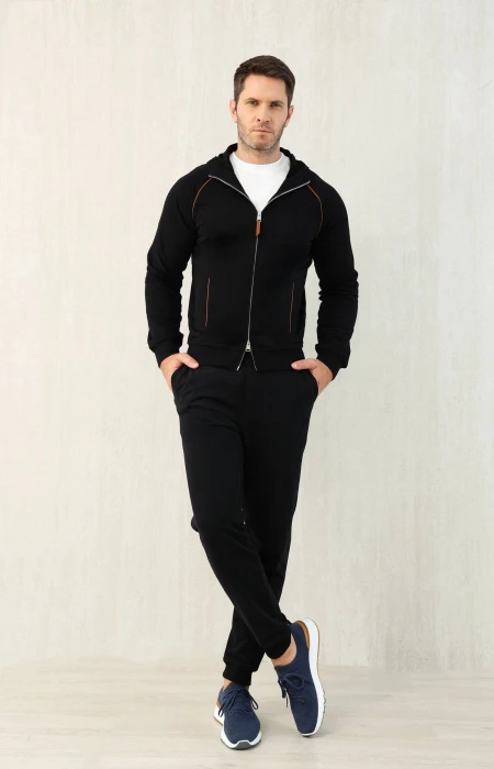 BRUNELLO CUCINELLI Мужской костюм с капюшоном 