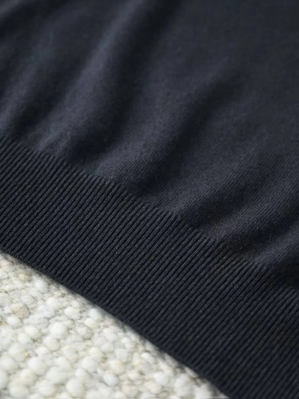 LORO PIANA Мужской свитер из кашемира классический с круглым вырезом