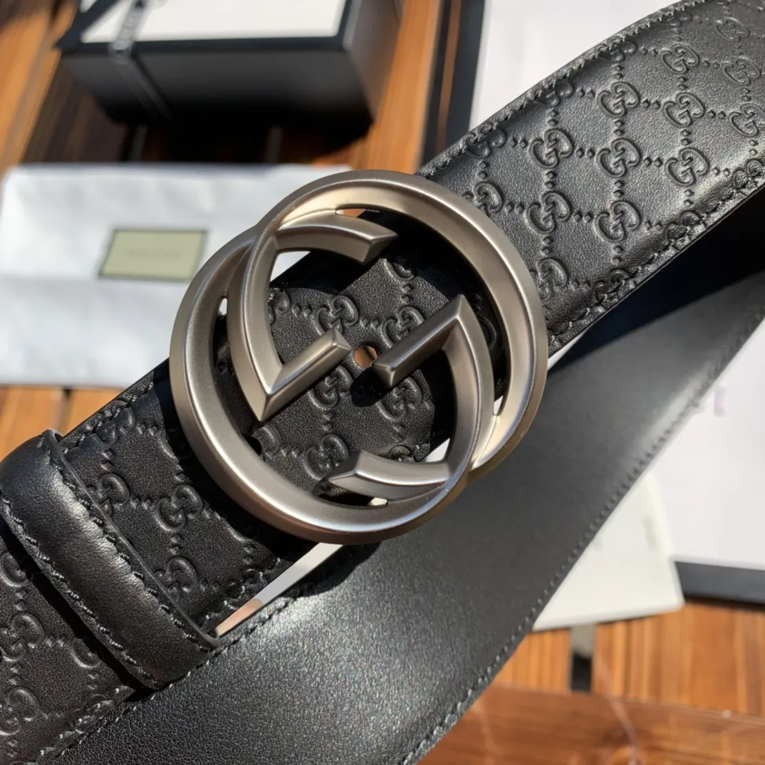 GUCCI Мужской кожаный ремень