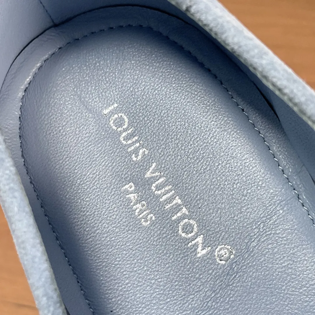 LOUIS VUITTON Мужские замшевые мокасины