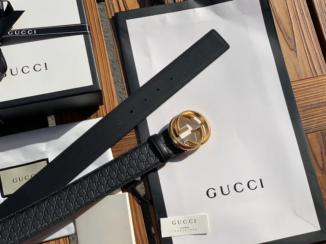 GUCCI Мужской кожаный ремень