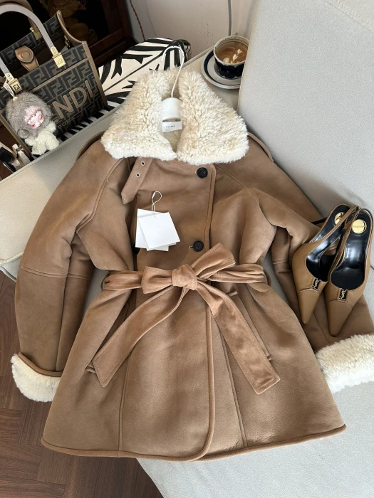 THE ROW Женская дублёнка из овчины