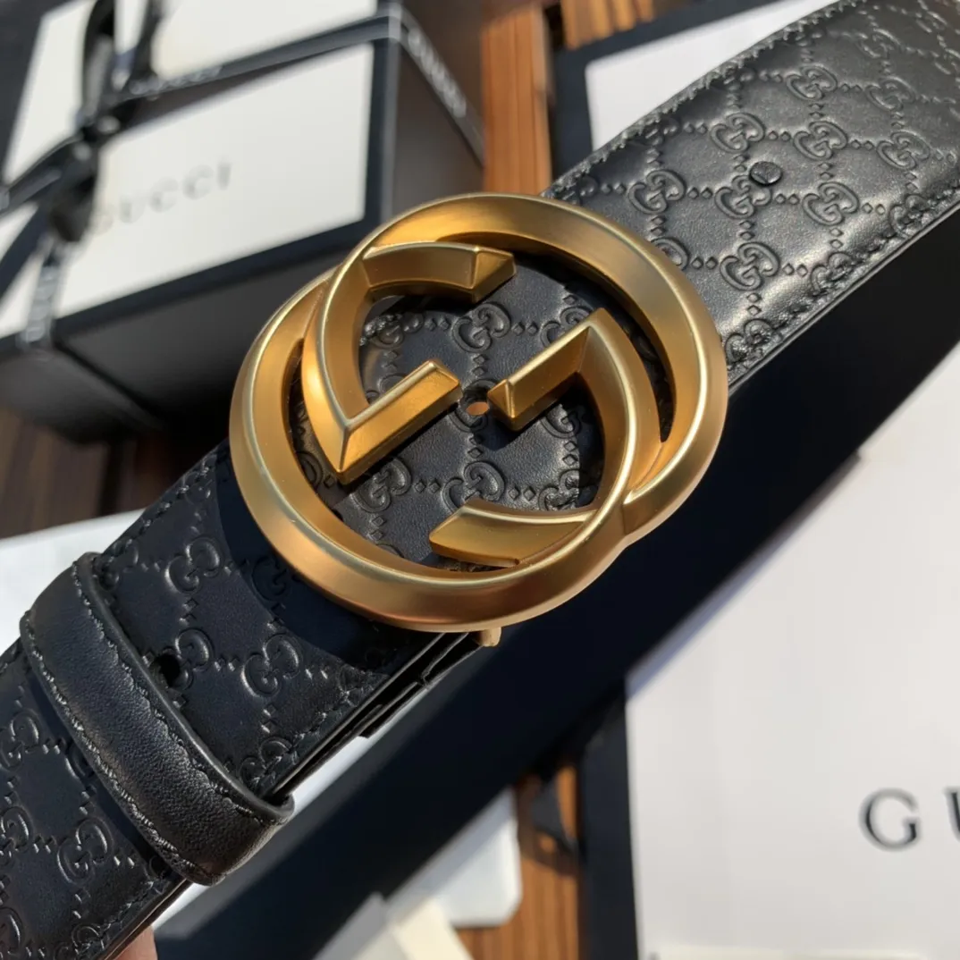 GUCCI Мужской кожаный ремень