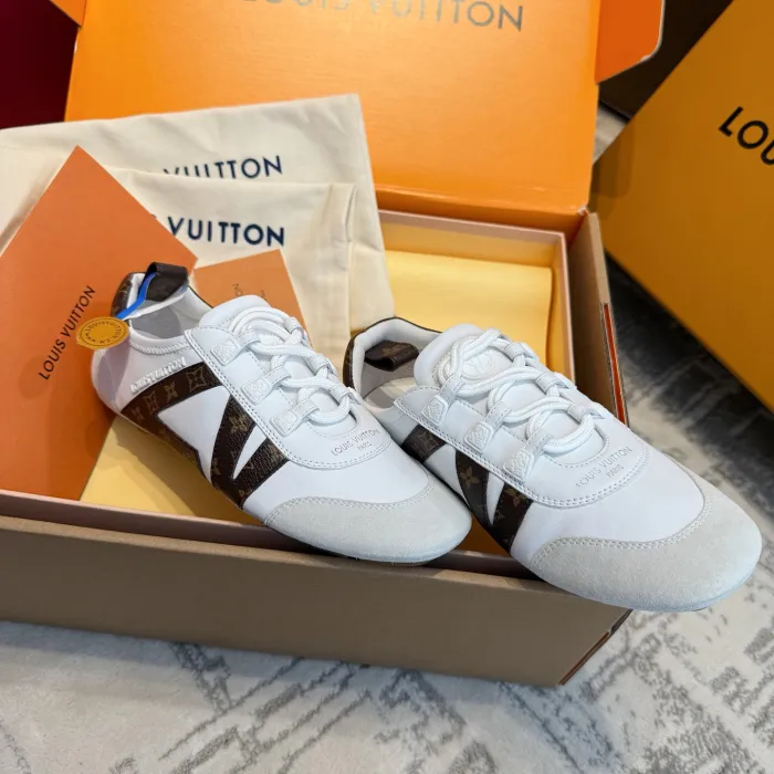 LOUIS VUITTON Мужские кеды телячья кожа