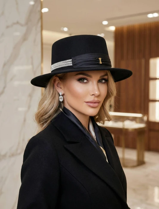 CELINE Женская шляпа из шерсти