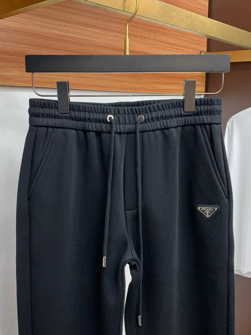 PRADA Мужские брюки джоггеры черные PRADA Мужские брюки джоггеры черные