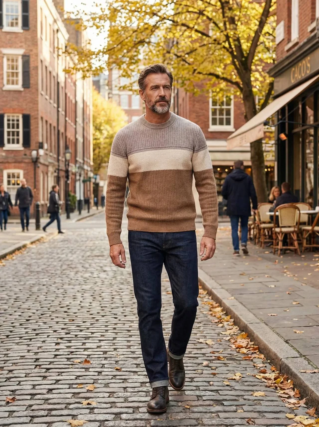 HERMES Мужской свитер из кашемира HERMES Мужской свитер из кашемира