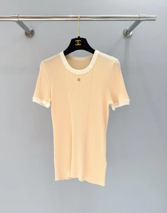 CHANEL Женская футболка хлопок