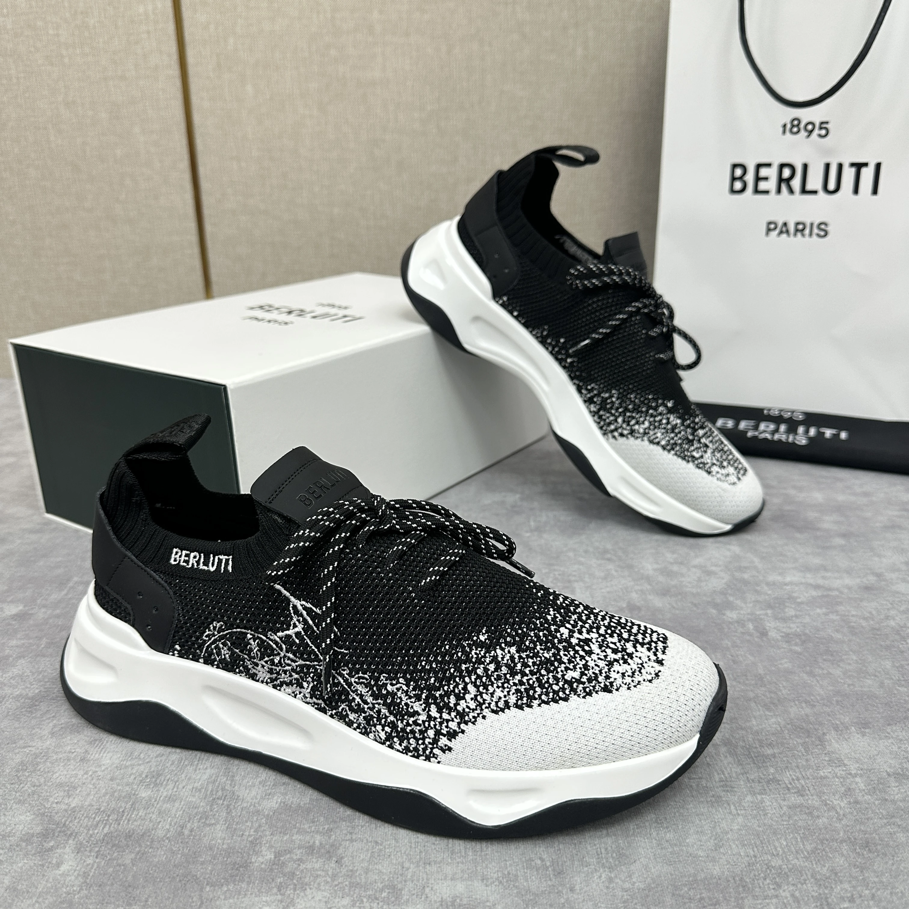 BERLUTI Мужские кроссовки Shadow