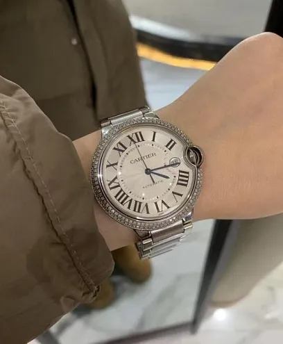 CARTIER Женские часы Ballon Bleu 42 мм