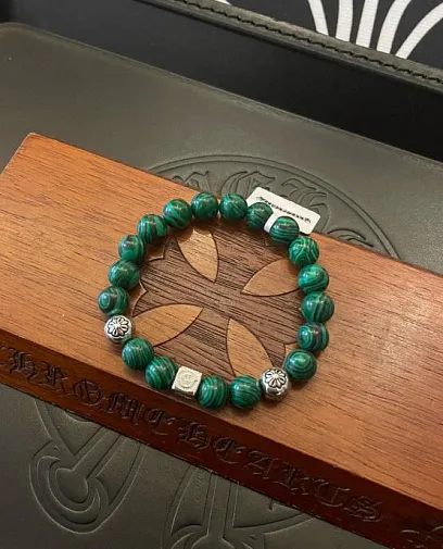 CHROME HEARTS Мужской браслет малахит