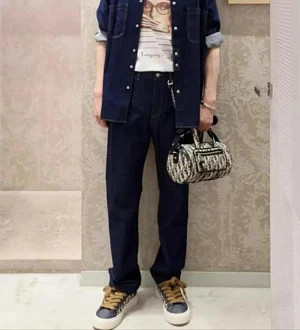 CHRISTIAN DIOR Мужские джинсы хлопок