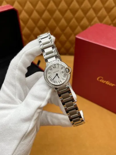 CARTIER Женские часы Ballon Bleu W4BB0015 28 мм кварц