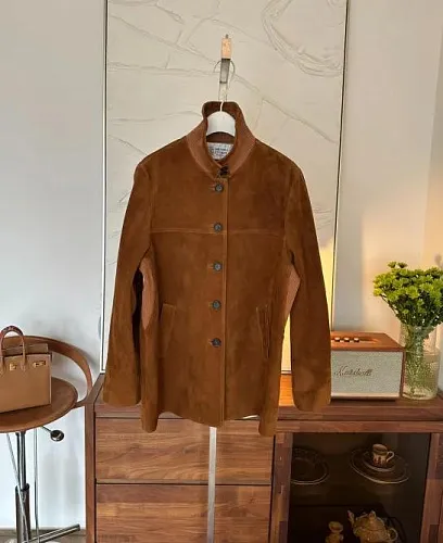 BRUNELLO CUCINELLI Женская куртка из замши