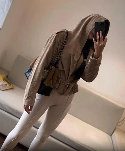 ALAIA Женская куртка из замши