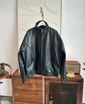 ALEXANDER WANG Женская кожаная куртка oversize